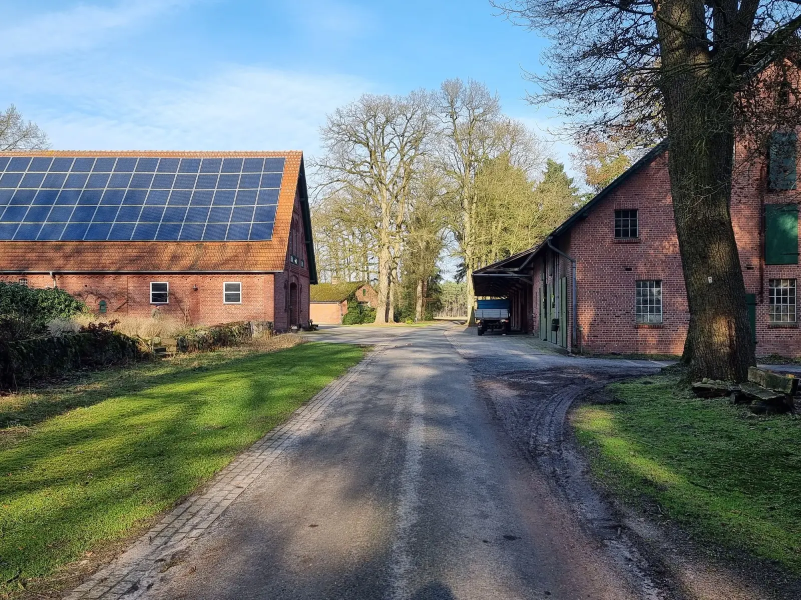 Ländliches Gebäude in der Helvesieker Ortslage Griemshoop