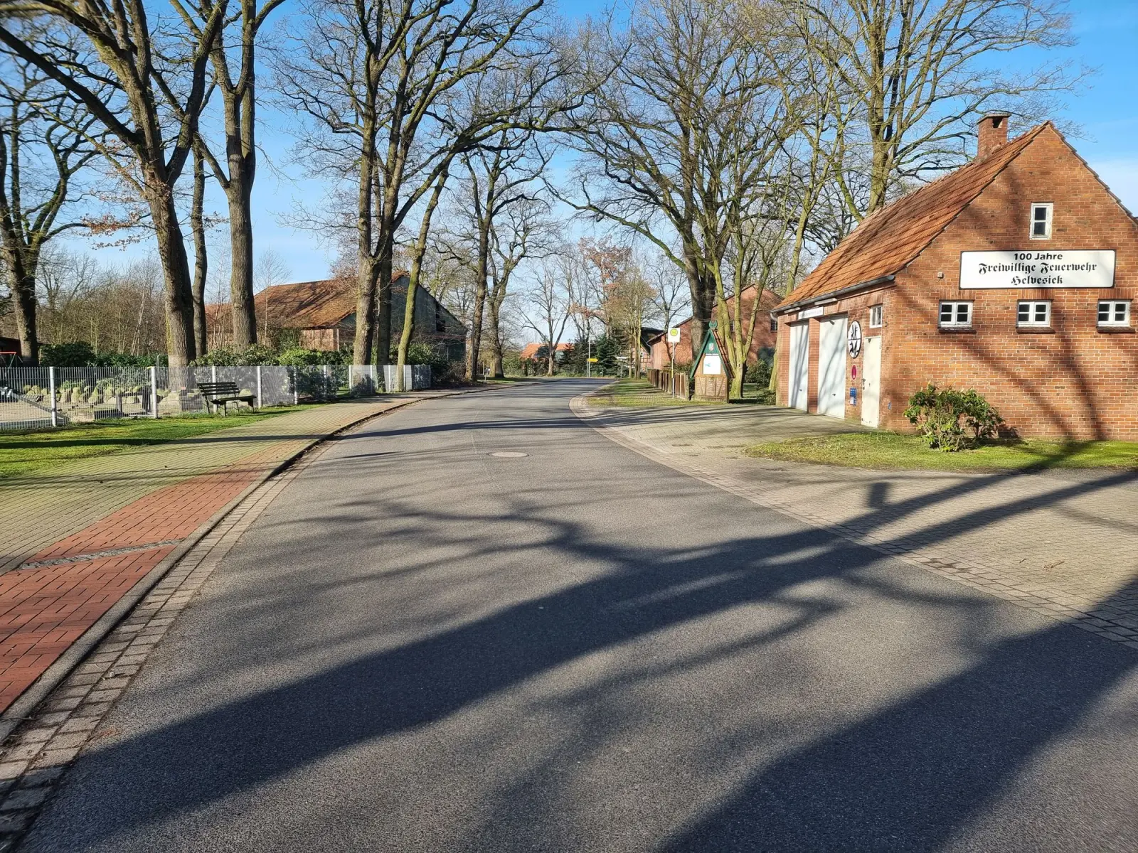 Historisches Feuerwehrhaus in Helvesiek